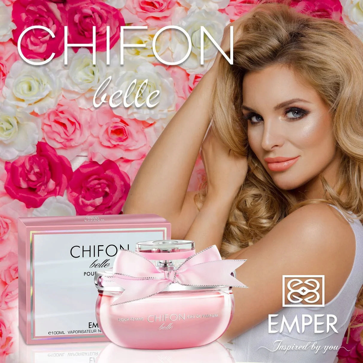 Original Arab Perfume Emper CHIFON BELLE 100ml EDP+FREEBIE! Brand Emper