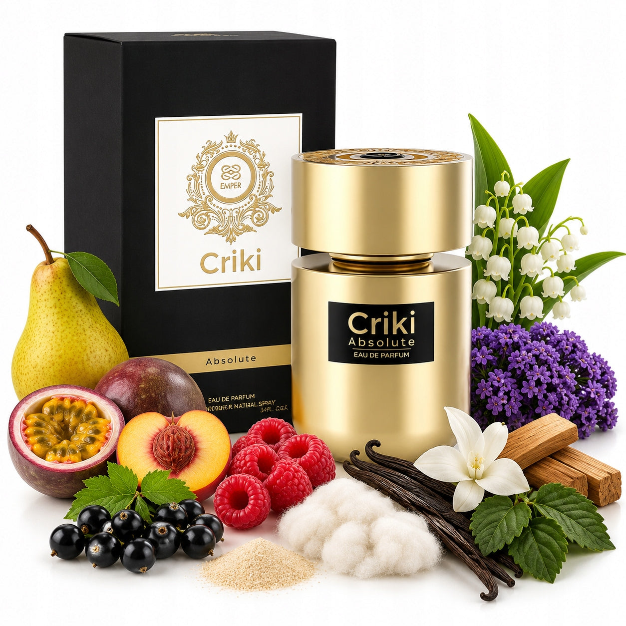 Original Arab Perfume Emper CRIKI ABSOLUTE 100ml EDP+FREEBIE! Packaging status original