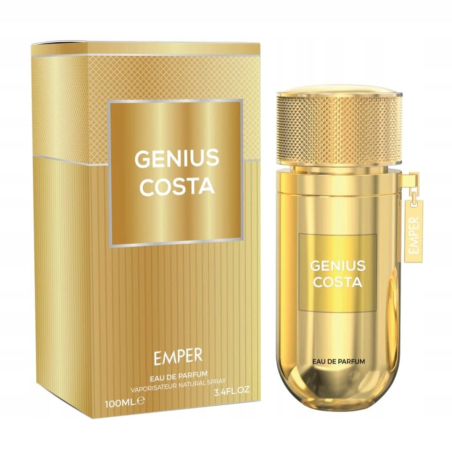 Original Arab Perfume Emper GENIUS COSTA 100ml EDP+FREEBIE! Brand Emper
