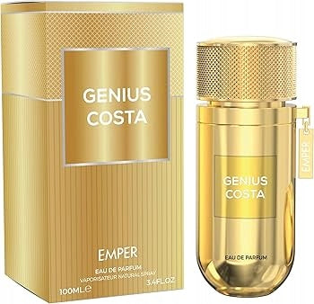 Original Arab Perfume Emper GENIUS COSTA 100ml EDP+FREEBIE!