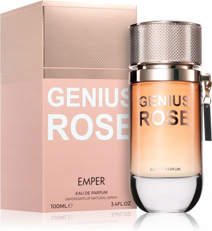 Original Arab Perfume Emper GENIUS ROSE 100ml EDP+FREEBIE! Packaging status original