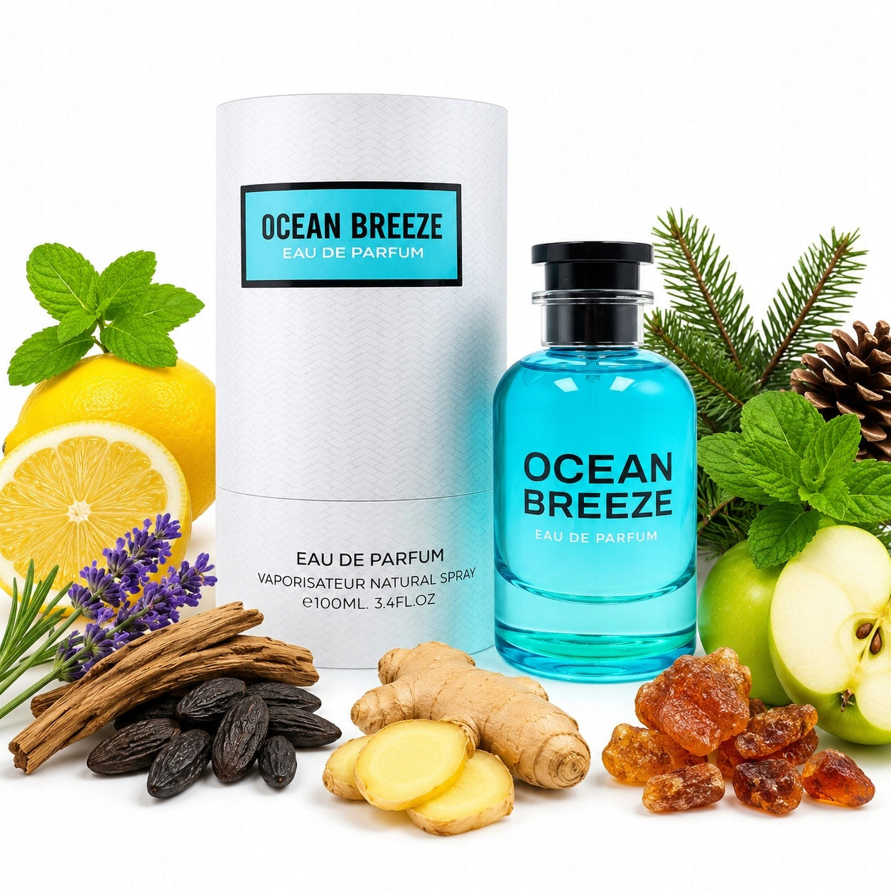 Original Arab Perfume Emper OCEAN BREEZE 100ml EDP+FREEBIE!