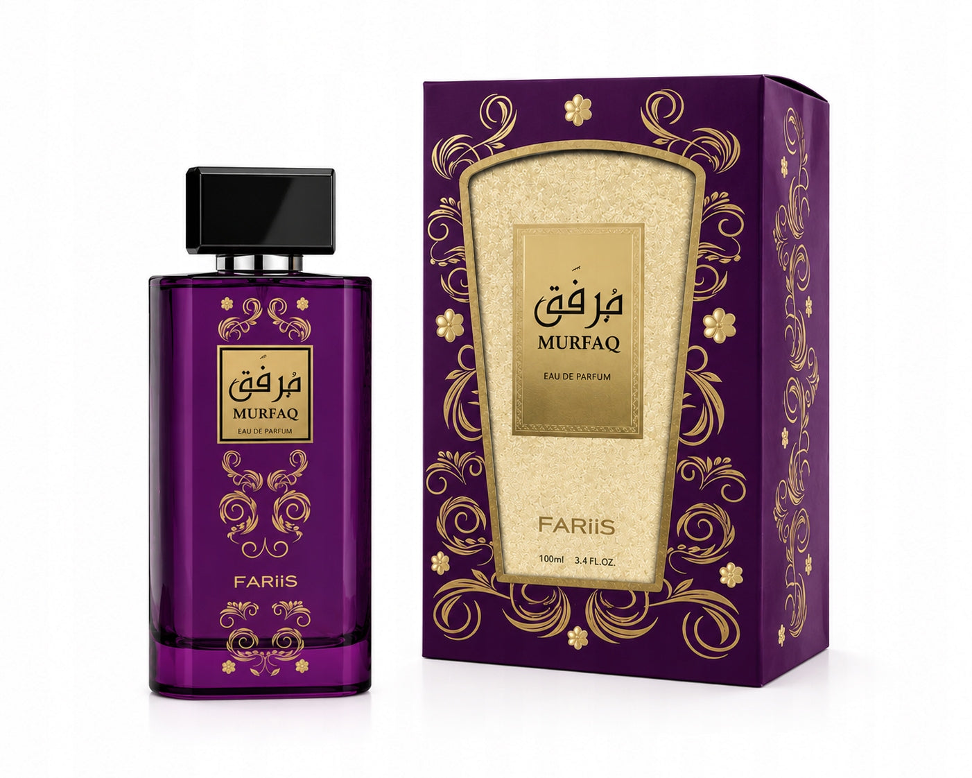 Original Arab Perfume Fariis MURFAQ 100ml EDP+FREEBIE! Packaging status original