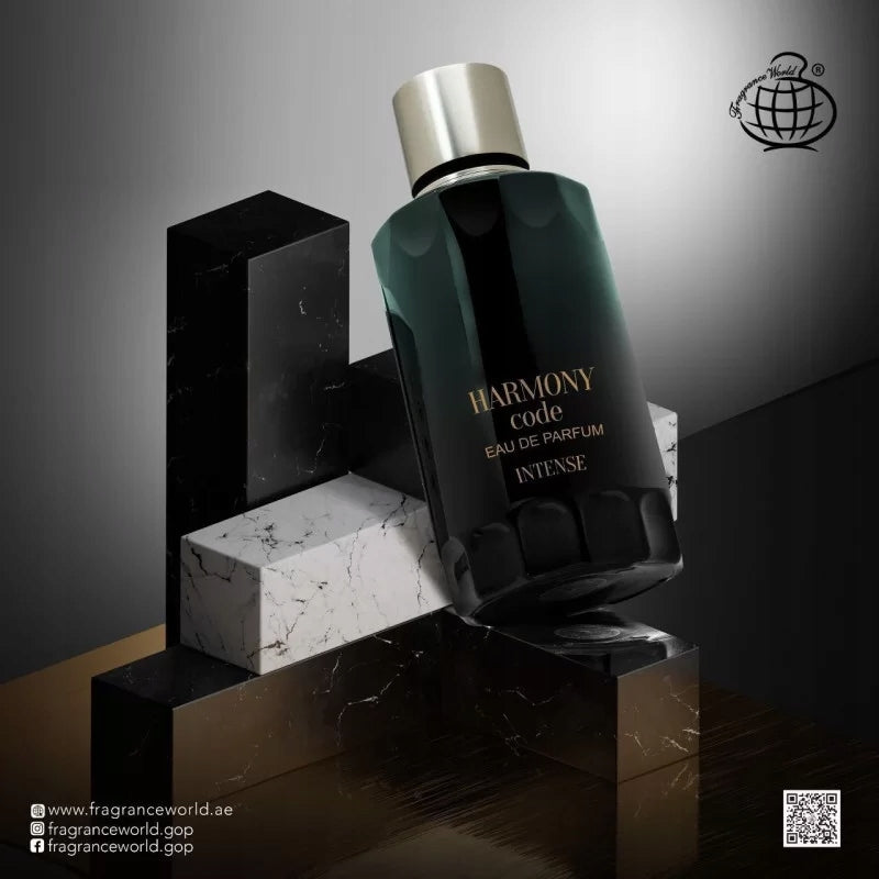 Original Arab Perfume Fragrance World HARMONY CODE INTENSE 100ml+GR Manufacturer code 6290360371160