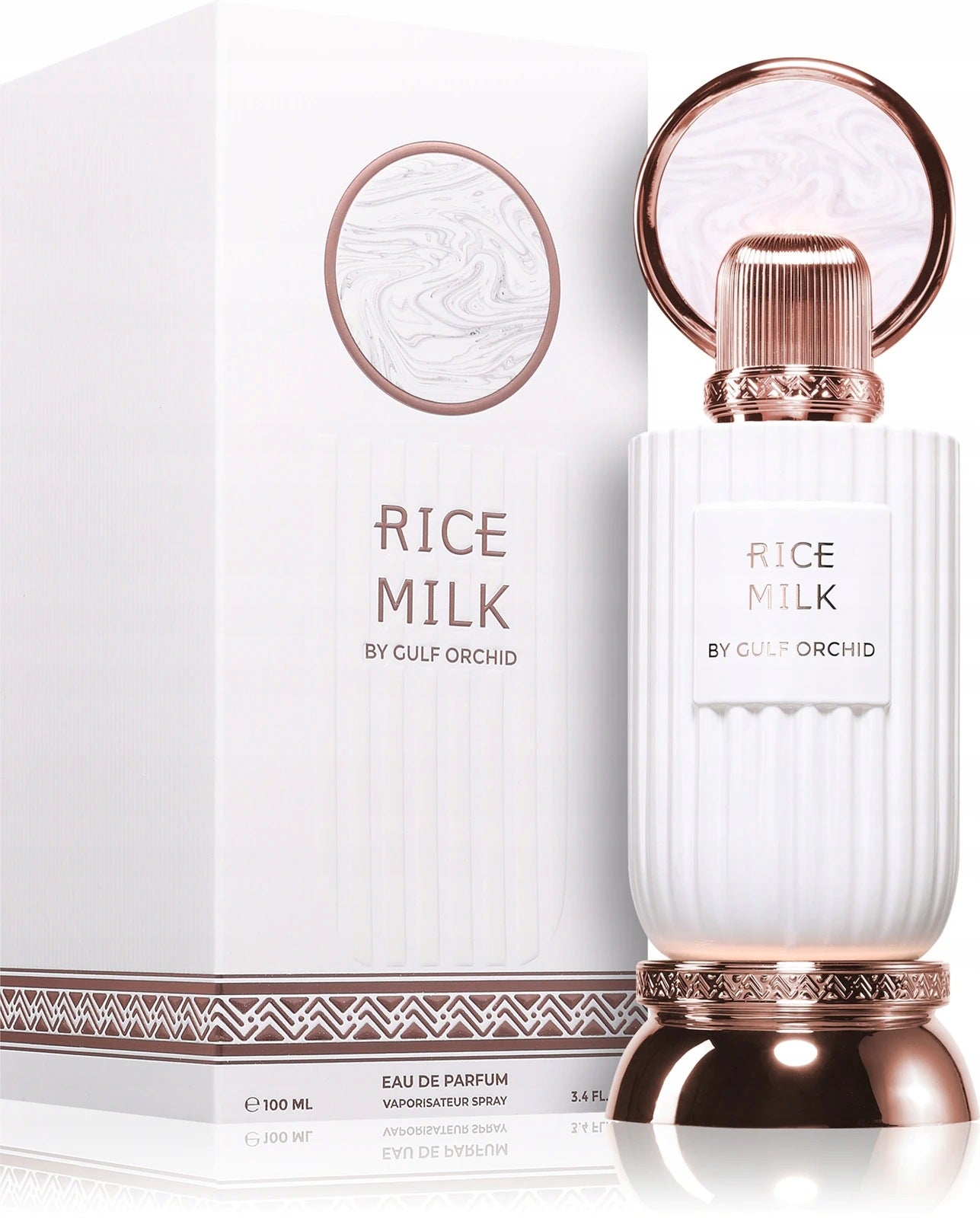 Original Arab Perfume Gulf Orchid RICE MILK 100ml EDP+FREEBIE! Packaging status original