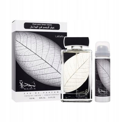Original Arab Perfume Lattafa NAJDIA 100ml EDP+Deo 50ml+FREEBIE