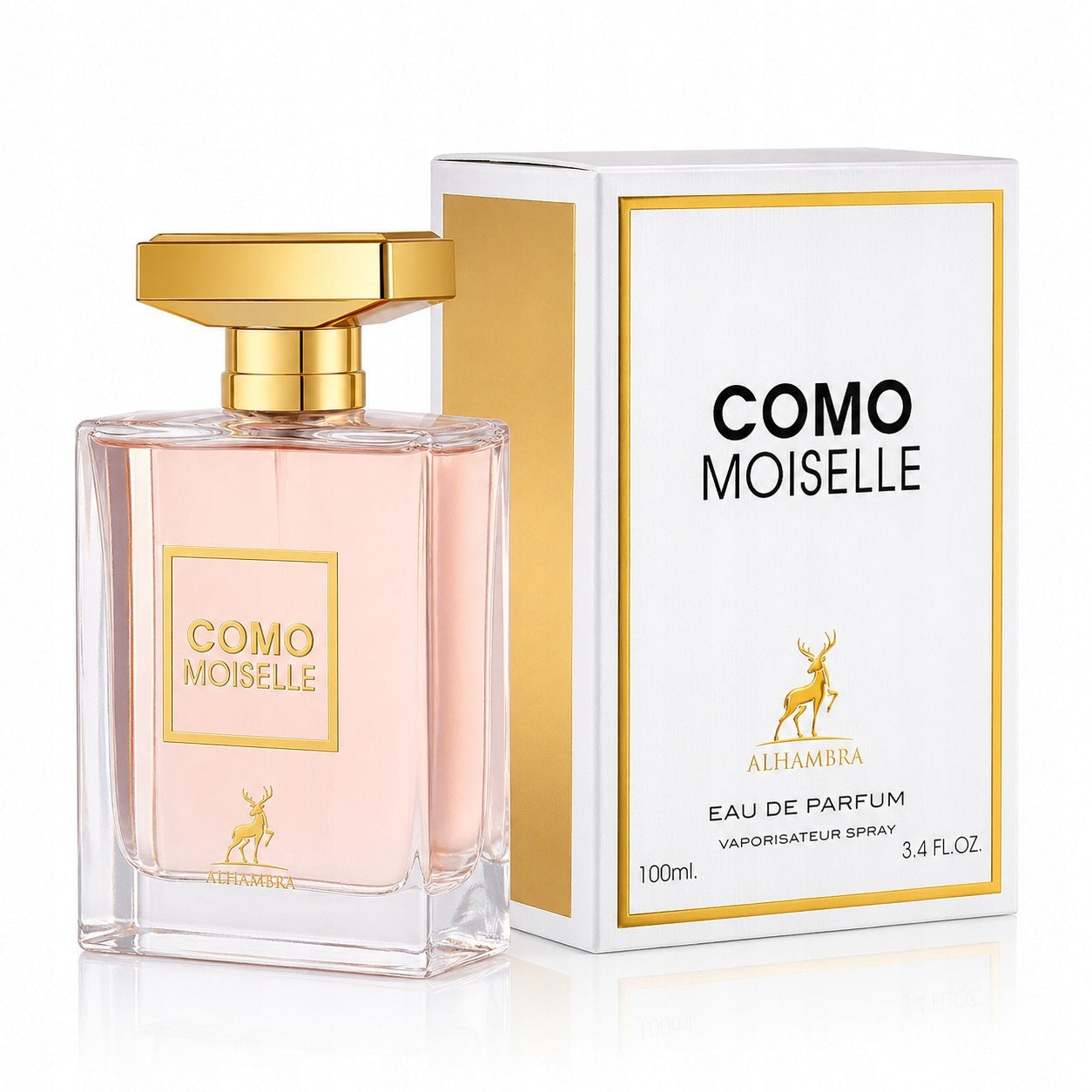 Original Arab Perfume Maison Alhambra COMO MOISELLE 100ml EDP+FREEBIE! Packaging status original