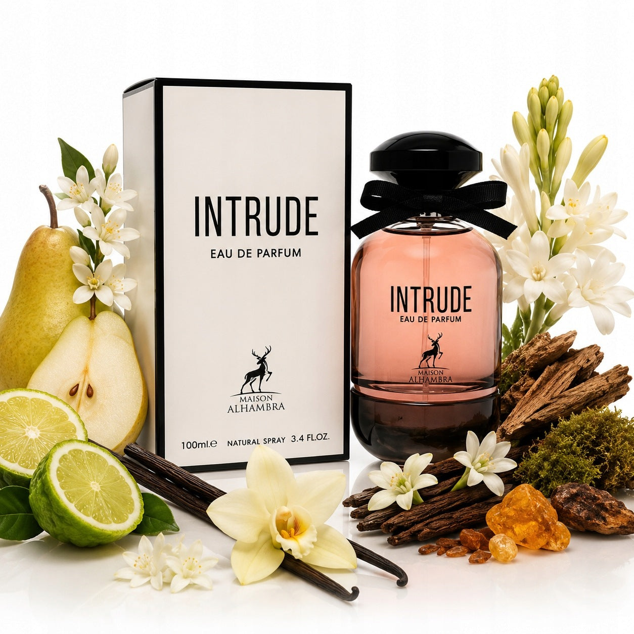 Original Arab Perfume Maison Alhambra INTRUDE 100ml EDP+FREEBIE! Brand Maison Alhambra