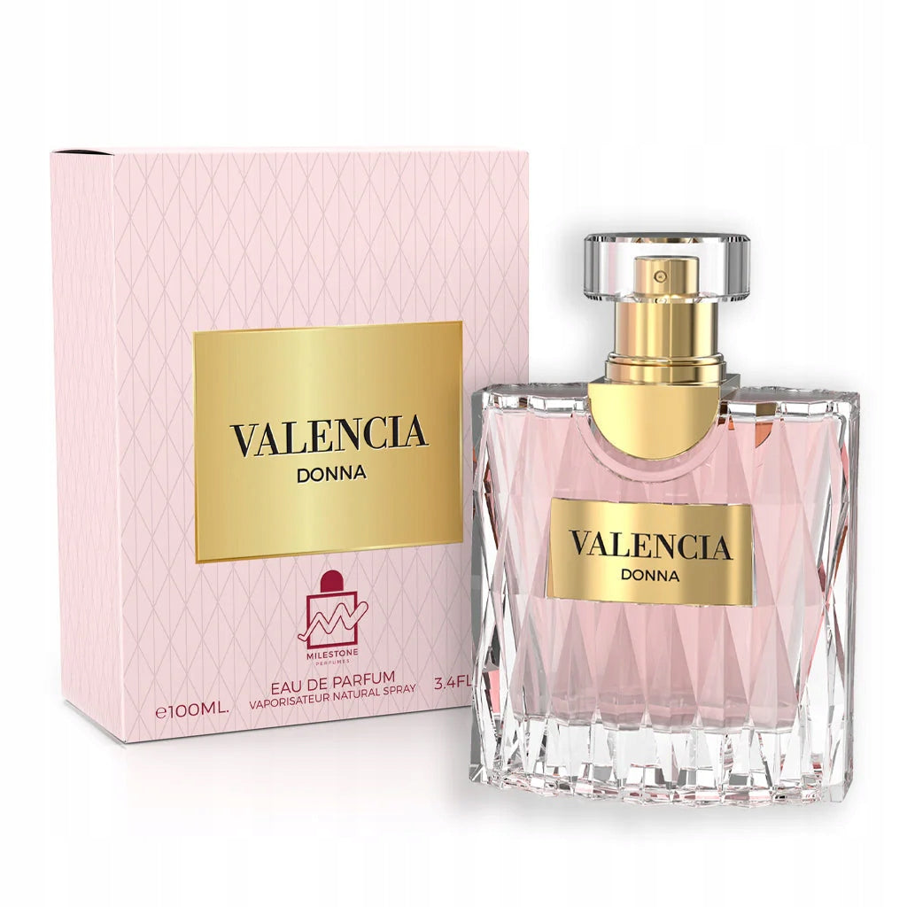 Original Arab Perfume Milestone VALENCIA DONNA 100ml EDP+FREEBIE! Packaging status original