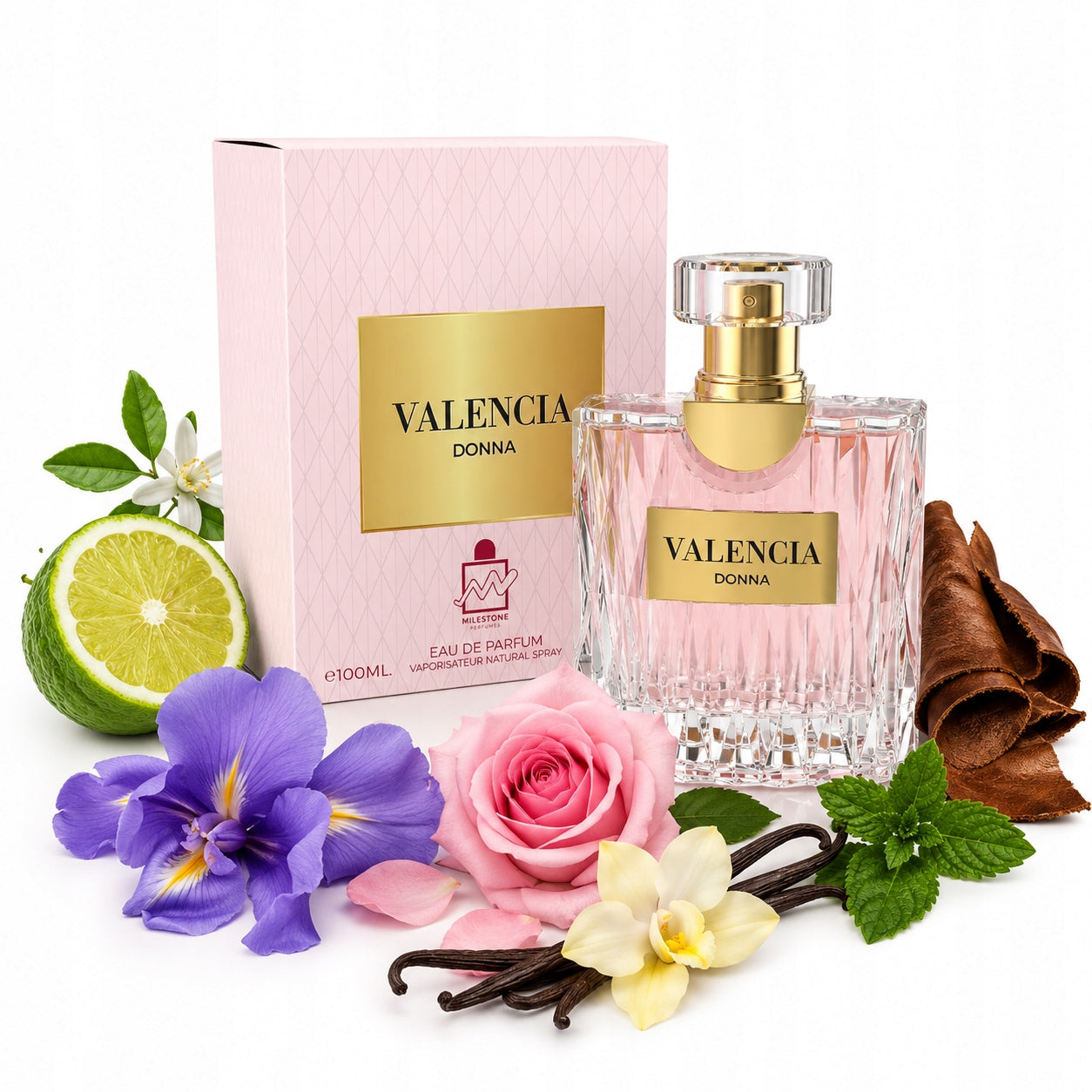 Original Arab Perfume Milestone VALENCIA DONNA 100ml EDP+FREEBIE!