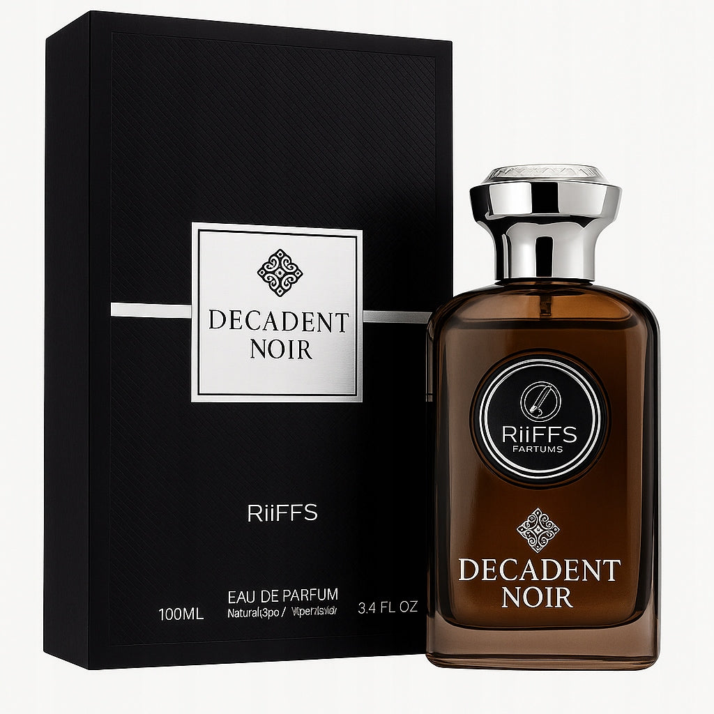Original Arab Perfume Riiffs DECADENT NOIR 100ml Men+FREEBIE!