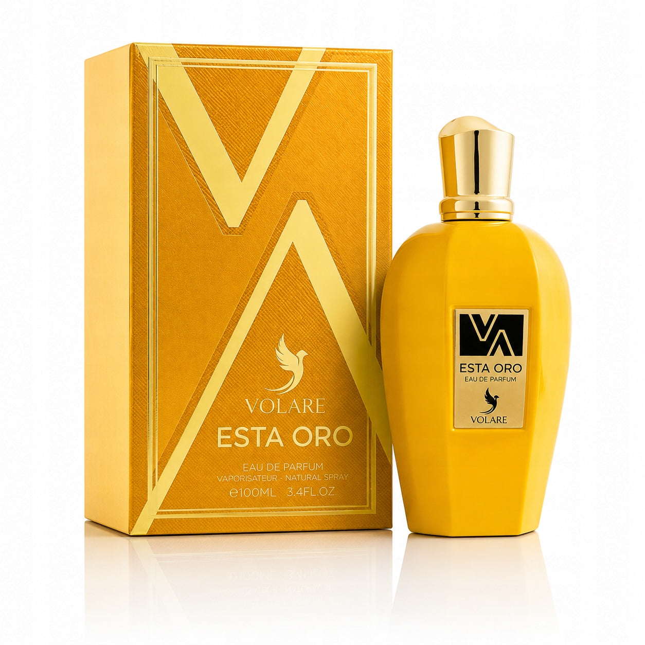 Original Arab Perfume Volare ESTA ORO 100ml EDP+FREEBIE! Packaging status original