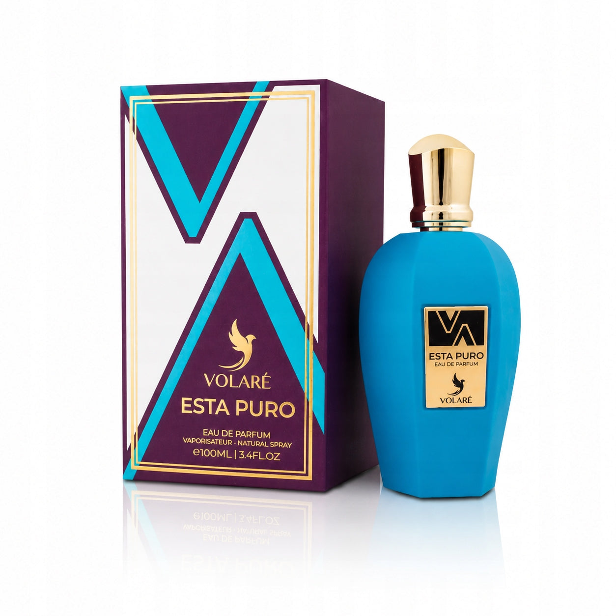 Original Arab Perfume Volare ESTO PURA 100ml EDP+FREEBIE! Packaging status original