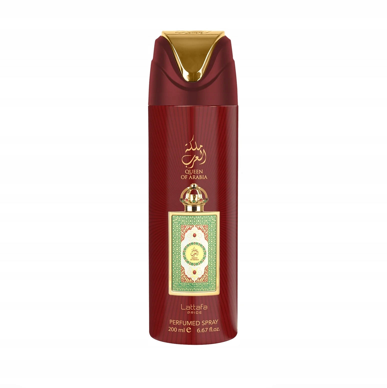 Original Arabic Lattafa Pride QUEEN OF ARABIA 200ml DEO Perf.+FREEBIE! Packaging status original