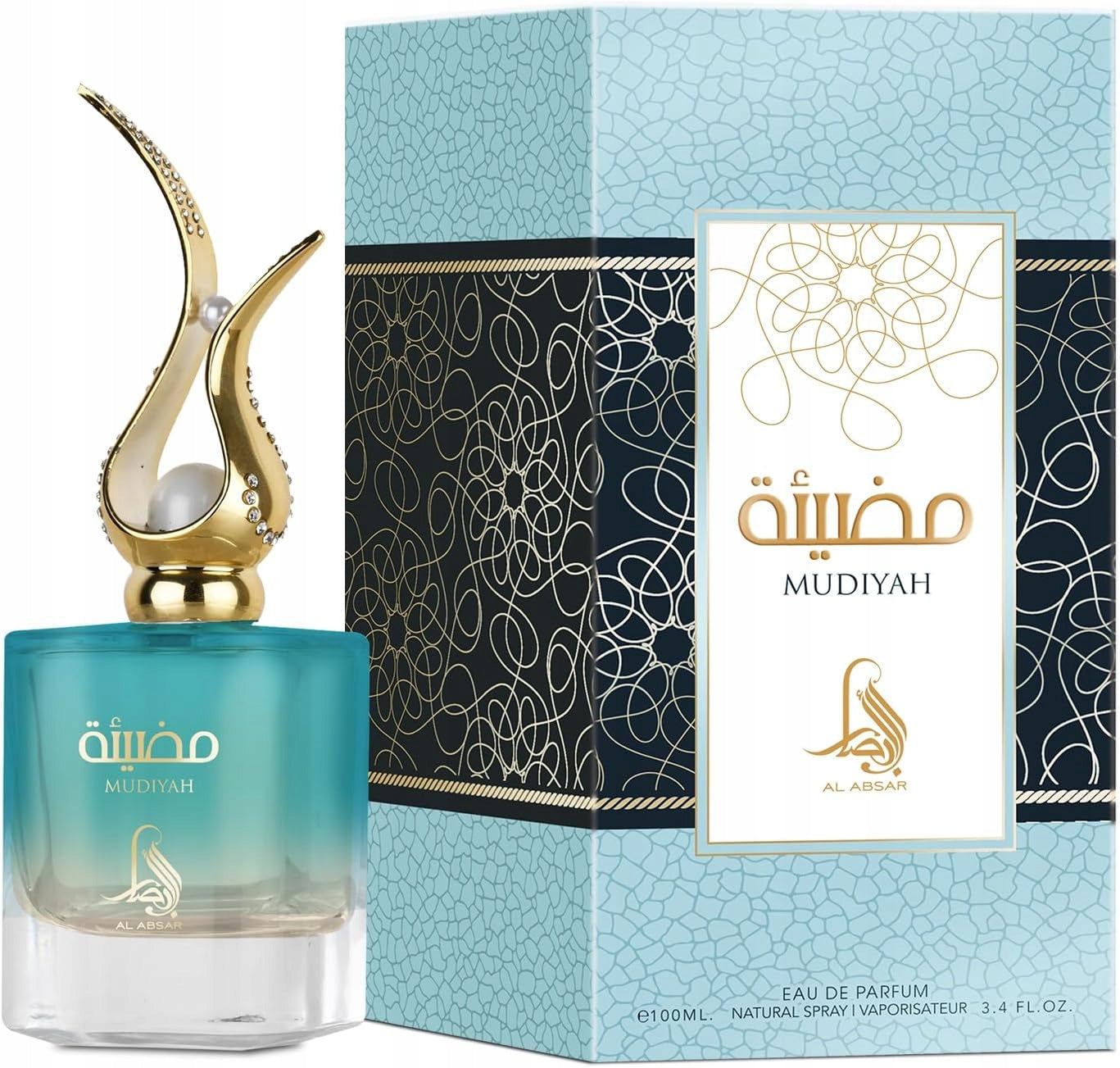 Original Arabic Perfume Al Absar MUDIYAH 100ml EDP+FREEBIE!