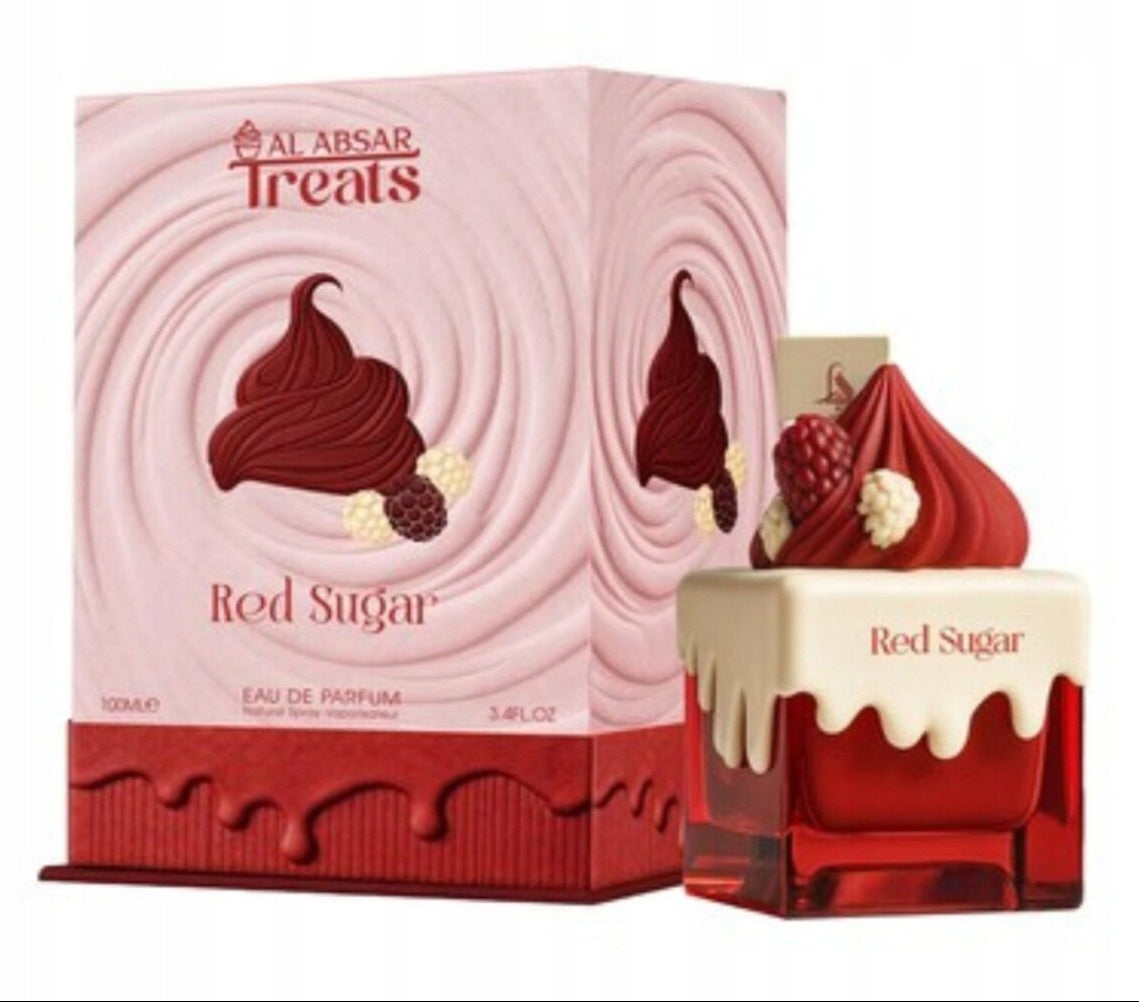 Original Arabic Perfume Al Absar TREATS RED SUGAR 100ml EDP+FREEBIE!