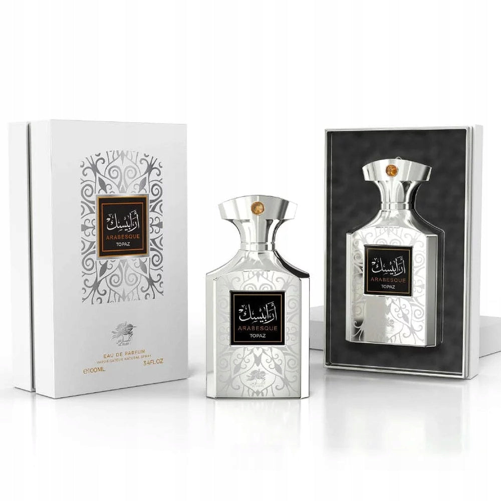 Original Arabic Perfume Al Fares ARABESQUE TOPAZ 100ml EDP+FREEBIE! Manufacturer code 6291108524916