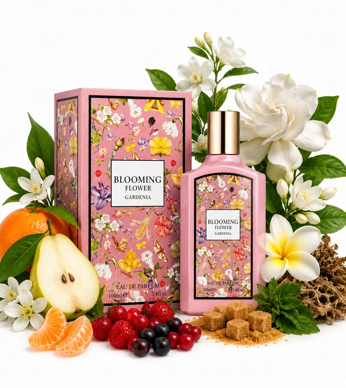 Original Arabic Perfume BLOOMING FLOWER GARDENIA 100ml EDP+FREEBIE!