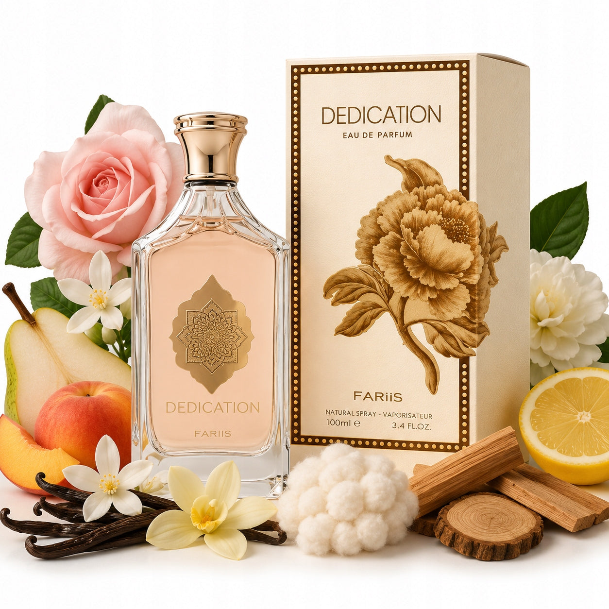 Original Arabic Perfume Fariis DEDICATION 100ml EDP+FREEBIE!