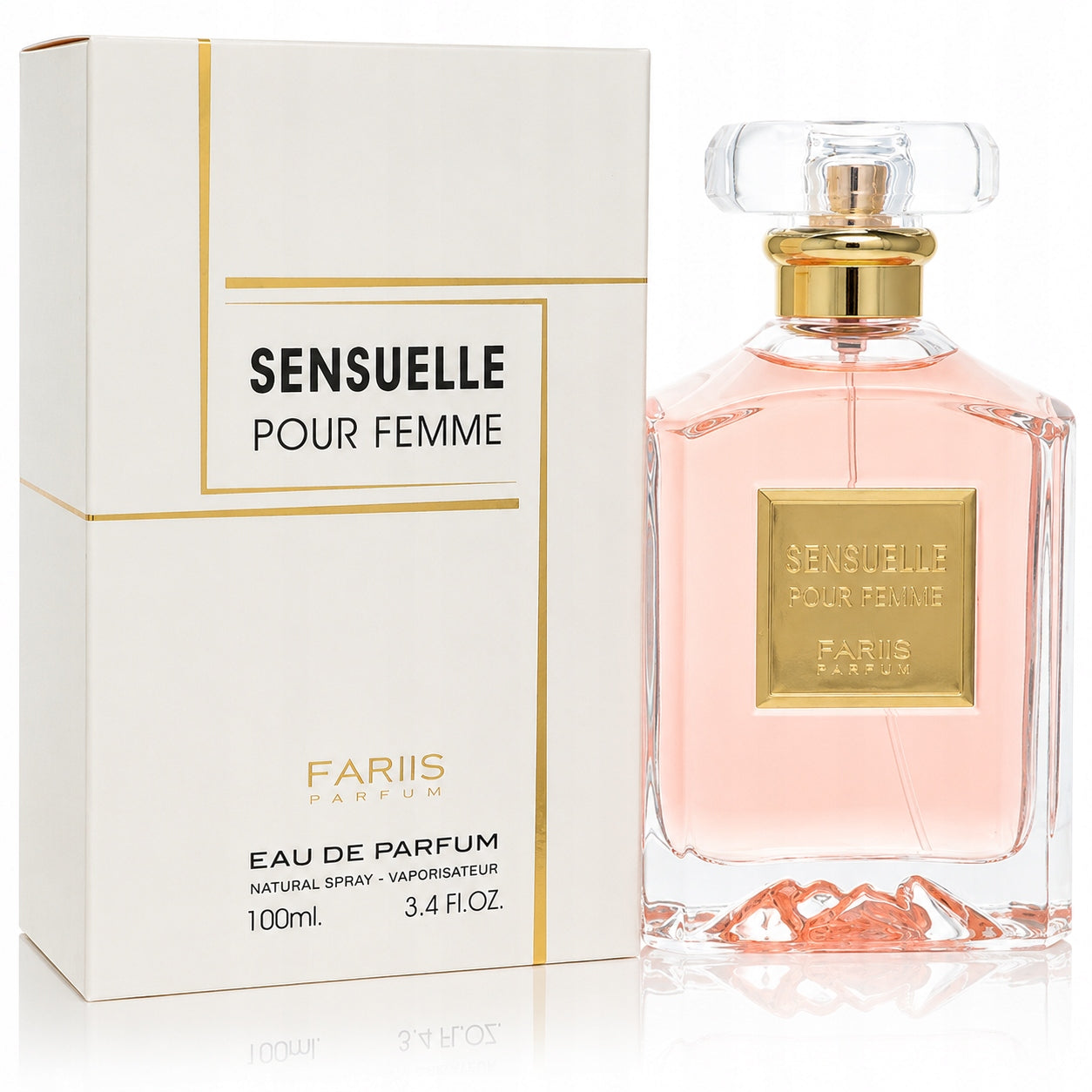 Original Arabic Perfume Fariis SENSUELLE Pour Femme 100ml EDP+FREEBIE! Packaging status original