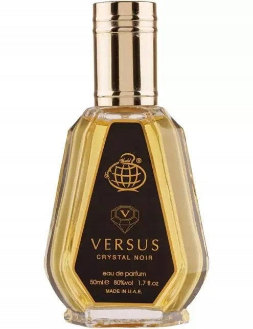 Original Arabic Perfume Fragrance World VERSUS CRYSTAL NOIR 50ml EDP Manufacturer code 6290360373805