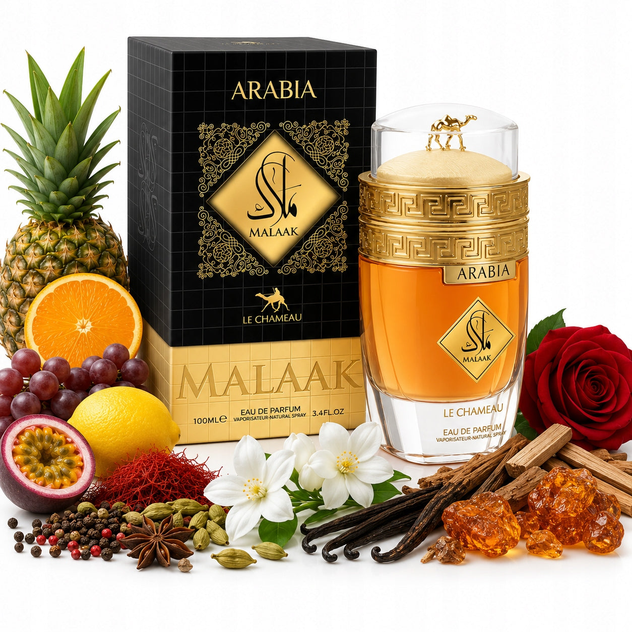 Original Arabic Perfume Le Chameau Arabia MALAAK 100ml EDP+FREEBIE!