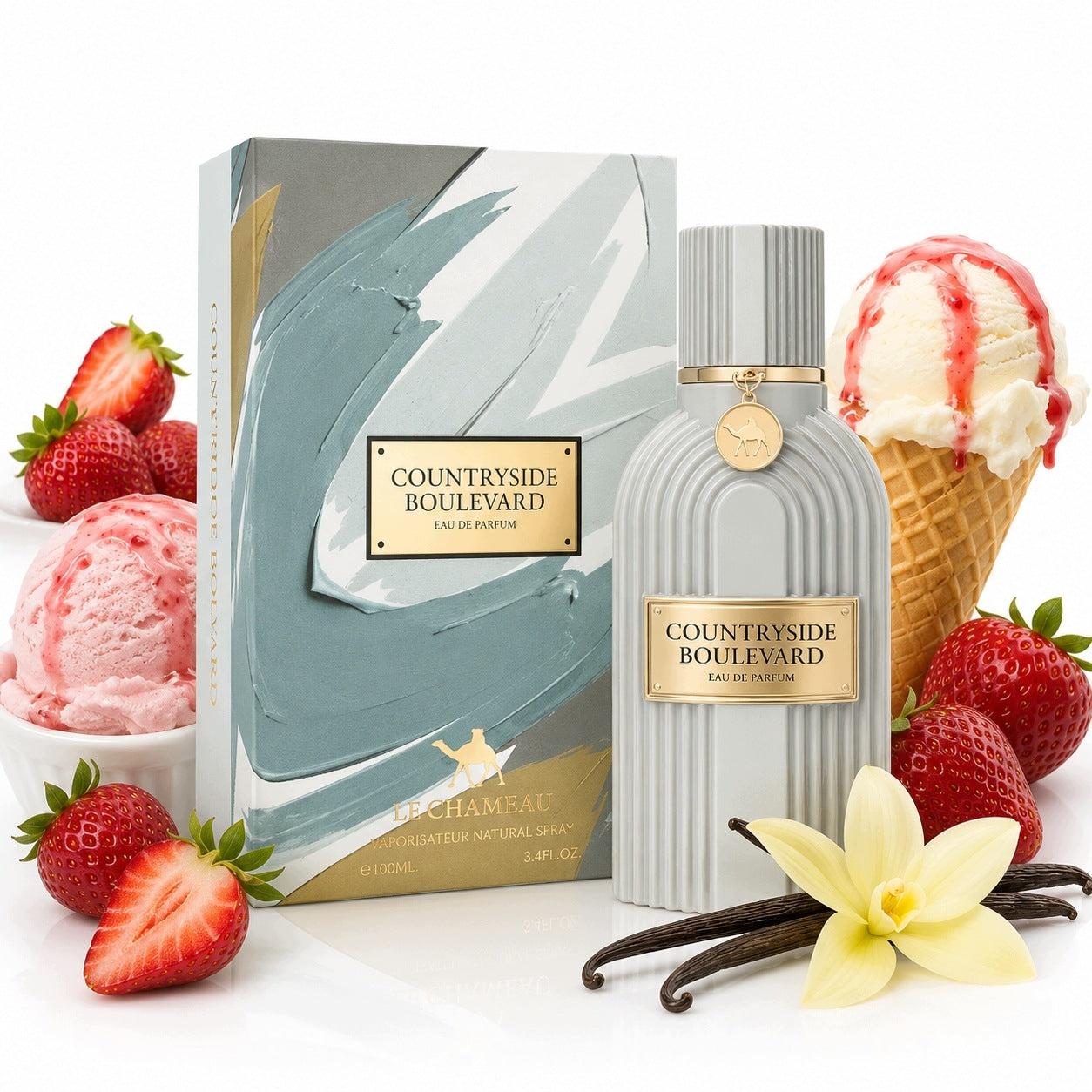 Original Arabic Perfume Le Chameau COUNTRYSIDE BOULEVARD 100ml EDP+GR