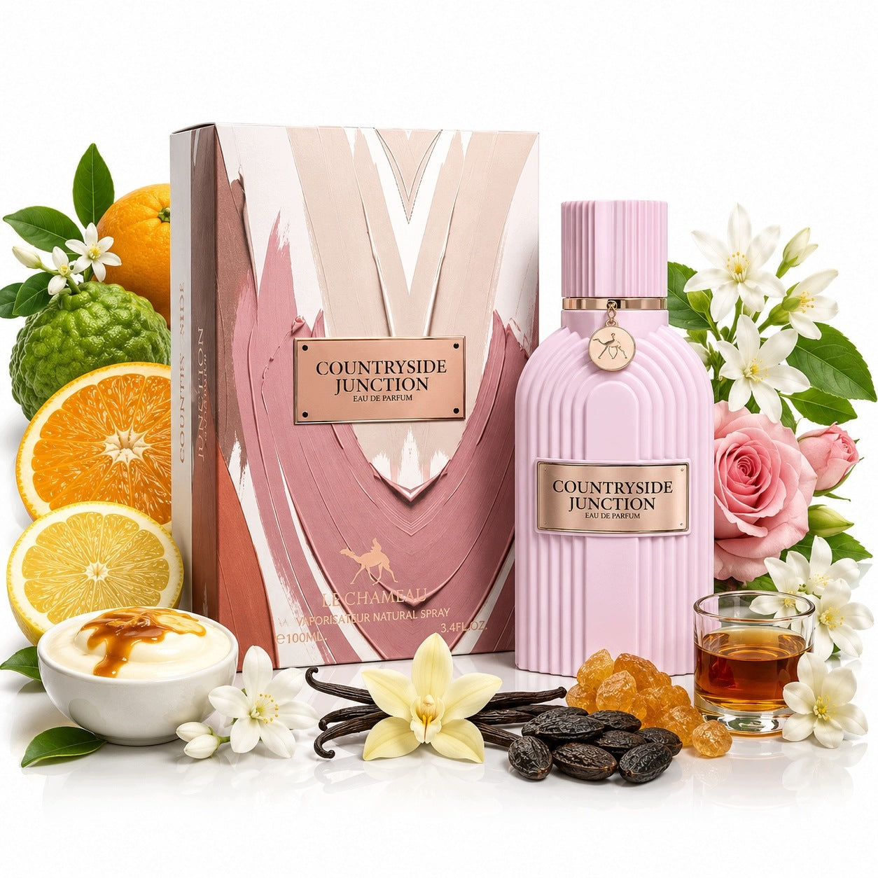 Original Arabic Perfume Le Chameau COUNTRYSIDE JUNCTION 100ml EDP+GRATI