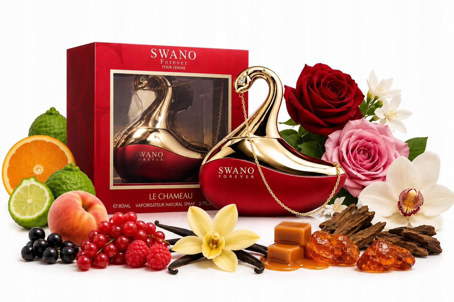 Original Arabic Perfume Le Chameau SWANO FOREVER 80ml EDP+FREEBIE! Packaging status original