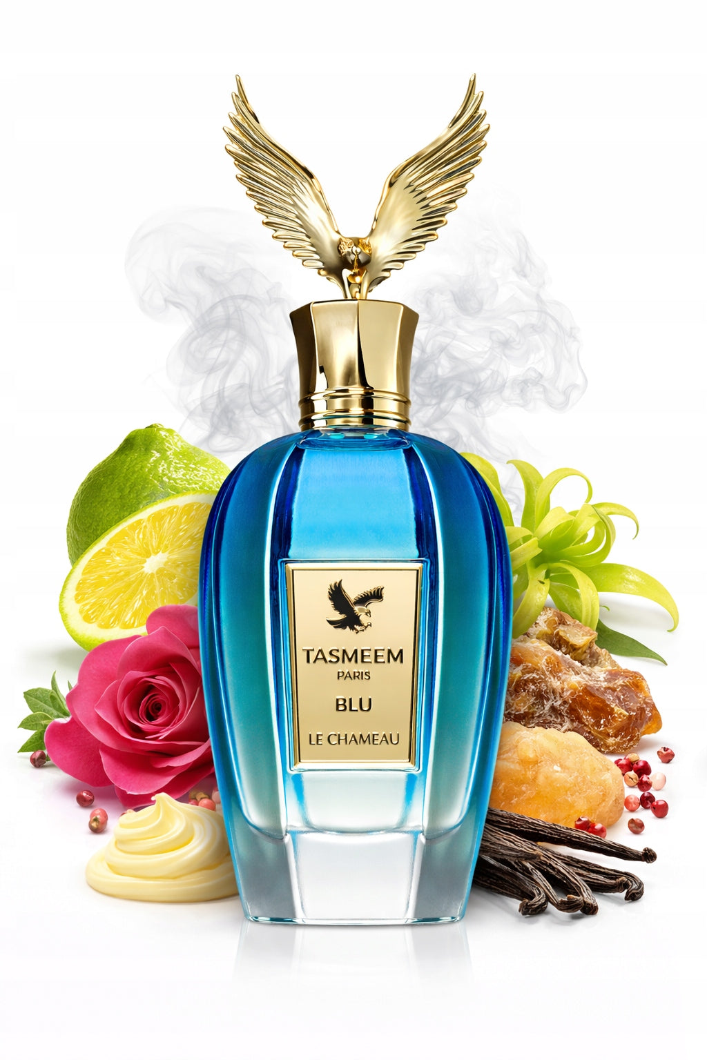 Original Arabic Perfume Le Chameau TASMEEM PARIS BLUE 120ml EDP+FREEBIE! Brand Le Chameau