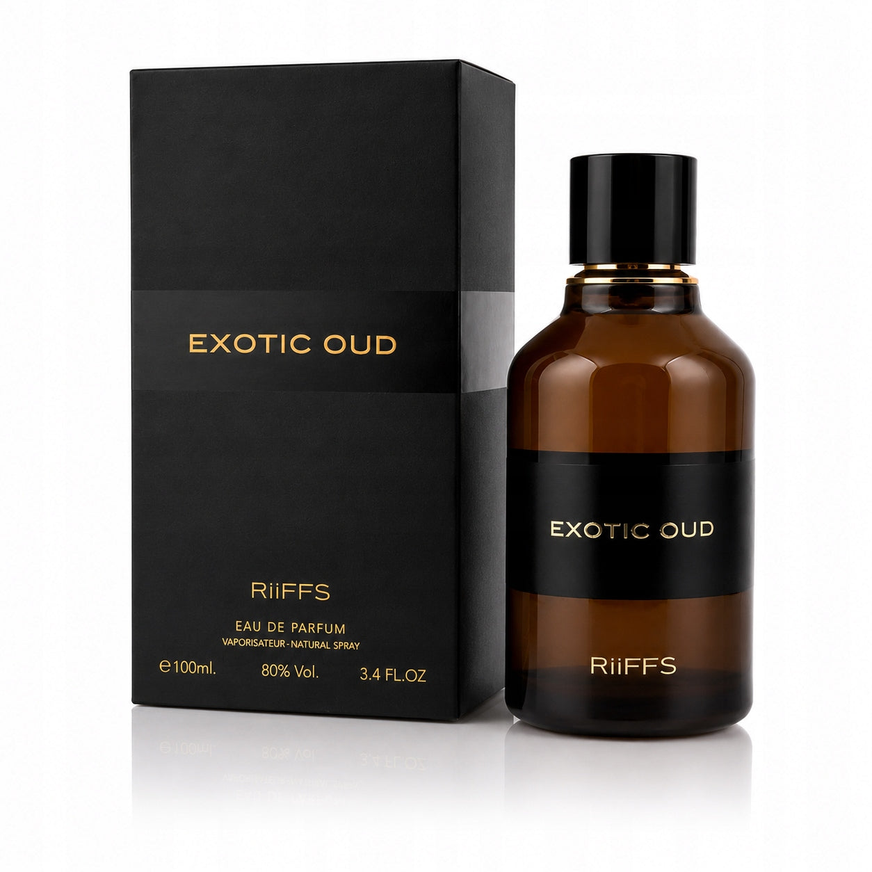 Original Arabic Perfume Riiffs EXOTIC OUD 100ml EDP+FREEBIE! Packaging status original