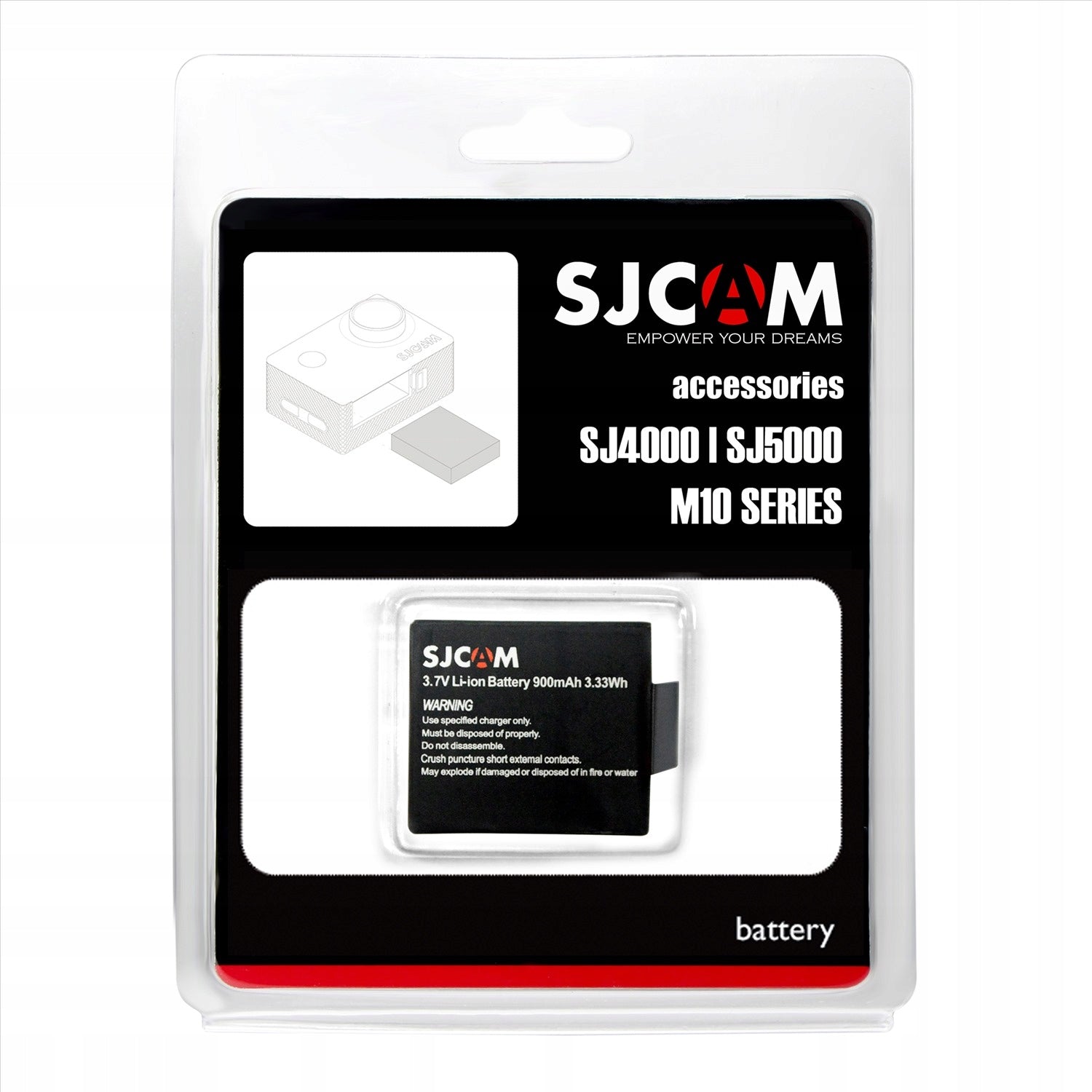 Original Battery SJ4000 M10 SJ5000x