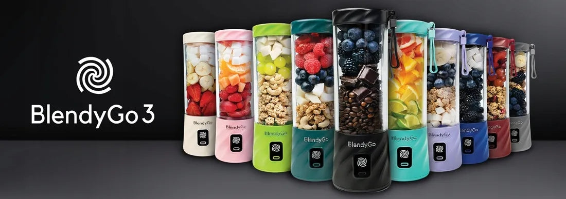 Original BlendyGo 3 Burgundy USB Wireless Blender Brand BlendyGo