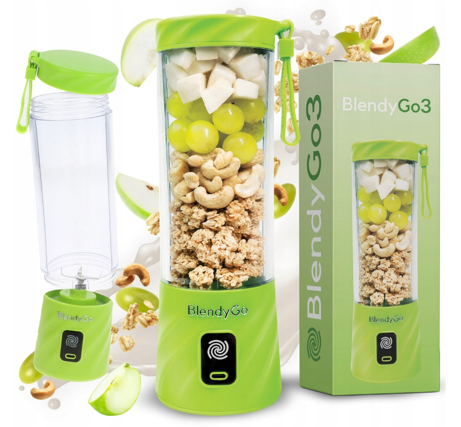 Original BlendyGo 3 Wireless Blender Green USB