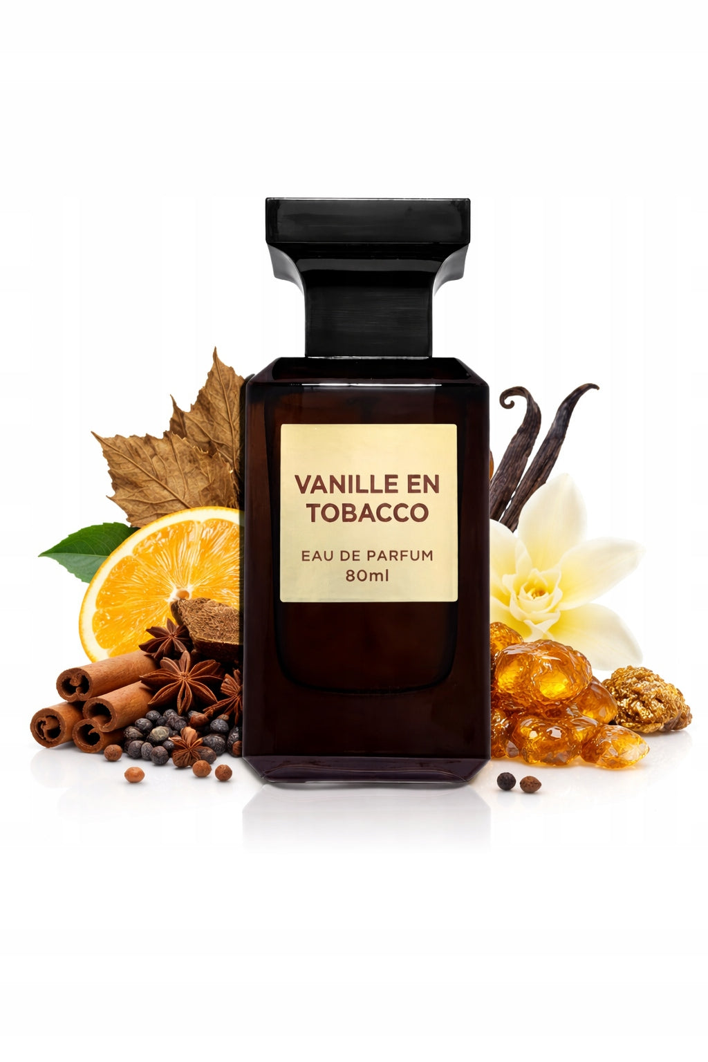 Original Dubai Perfume Fragrance World VANILLE EN TOBACCO 80ml+FREEBIE Packaging status original