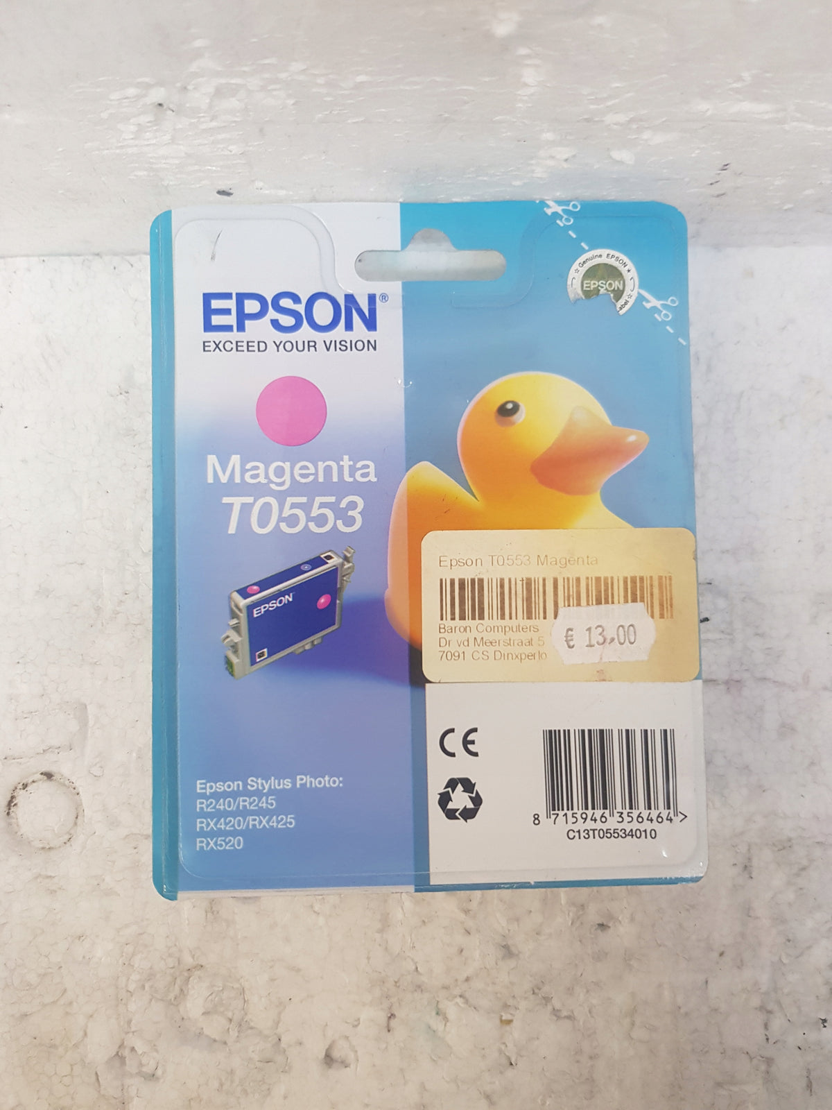 Original EPSON T0553 MAGENTA Ink