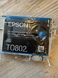 Original EPSON T0802 cyan