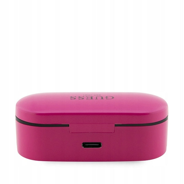 Original Guess Bluetooth headphones + magenta docking station Certificates of conformity CE