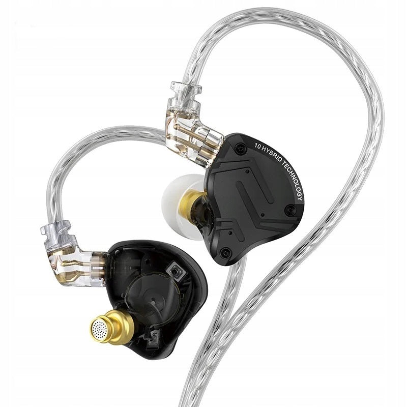 Original In-Ear Headphones Monitors KZ ZS10 PRO X Improved Hybrids
