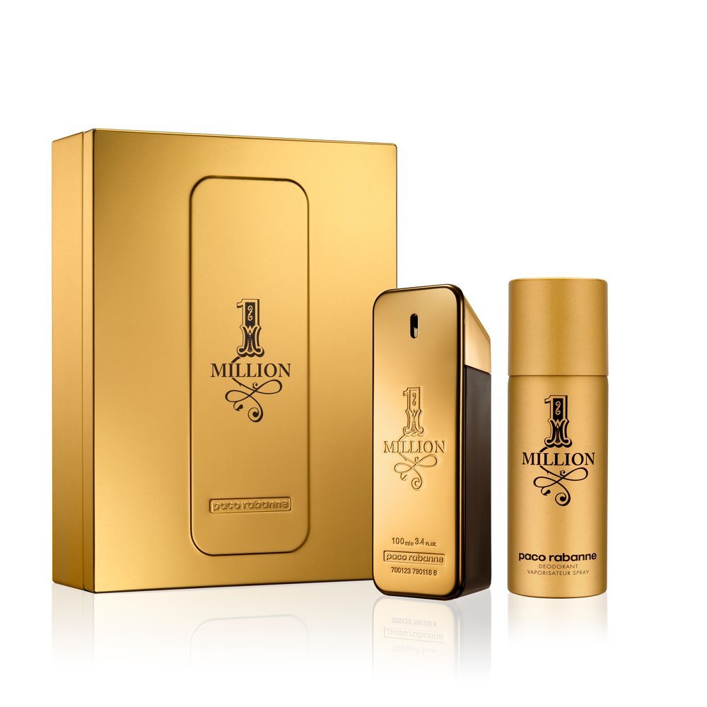 Original Paco Rabanne 1 Million 100ml + 150ml Deodorant Brand Paco Rabanne