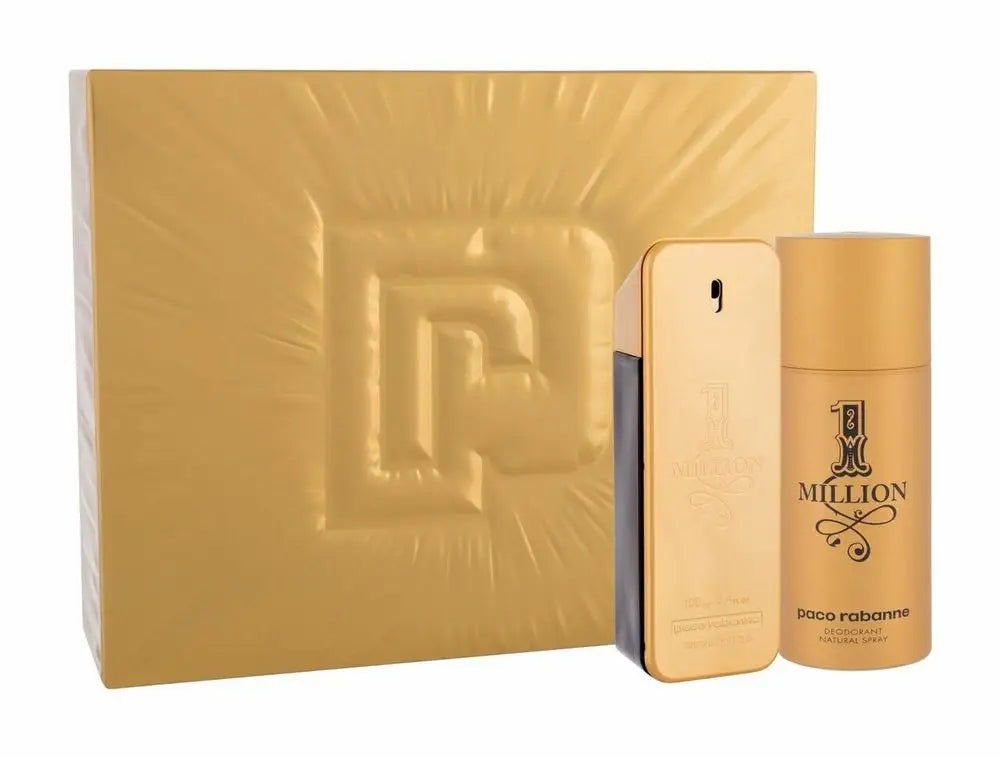 Original Paco Rabanne 1 Million 100ml + 150ml Deodorant Line 1 Million
