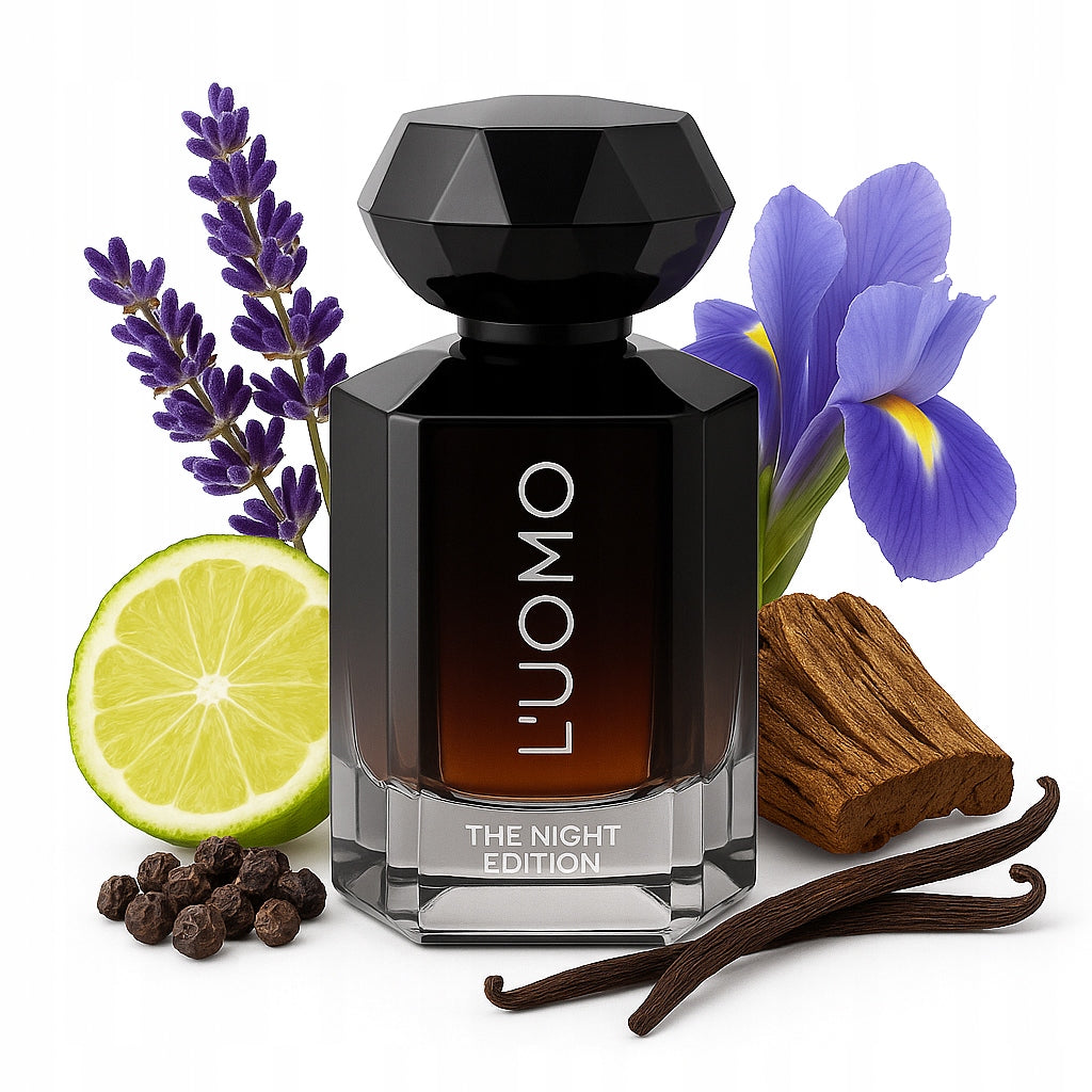 Original Perfume Fragrance World L'UOMO THE NIGHT EDITION 100ml Brand Fragrance World