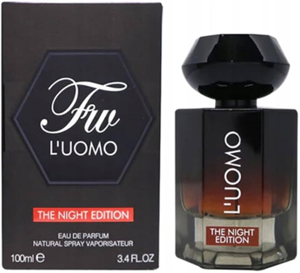 Original Perfume Fragrance World L'UOMO THE NIGHT EDITION 100ml