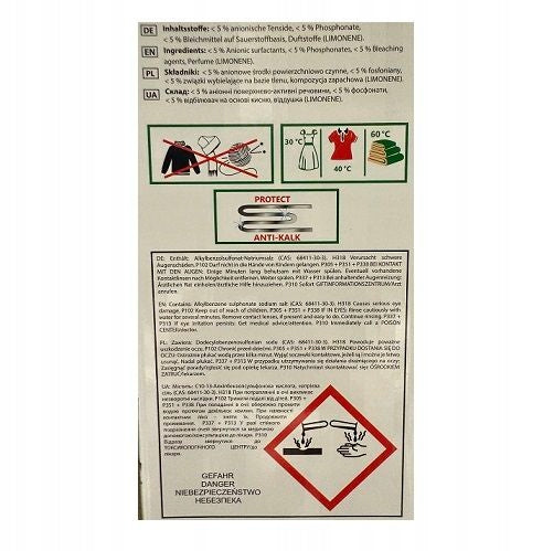 Original Plus ACTIVE POWER Washing Powder UNIVERSAL 8kg 133washes Manufacturer code 4260145997856