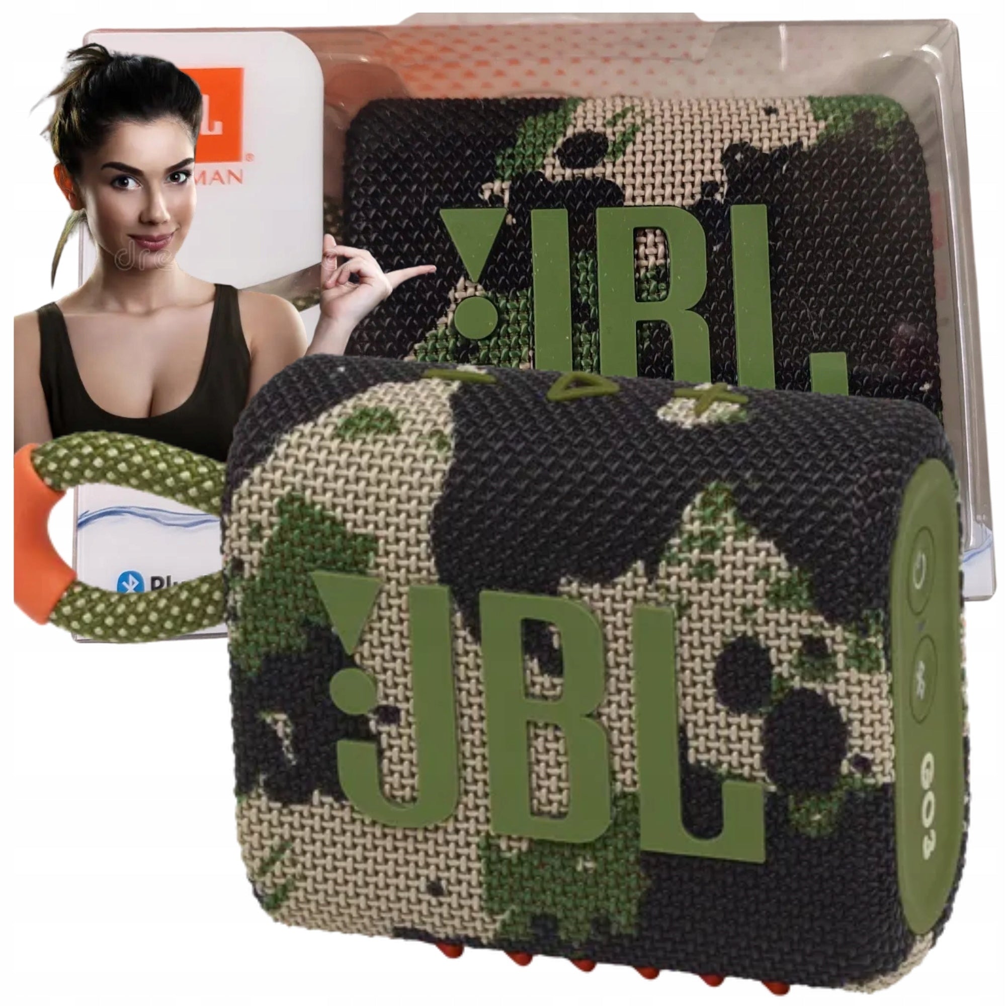 Original Portable speaker JBL GO 3 camo 4,2 W Hit