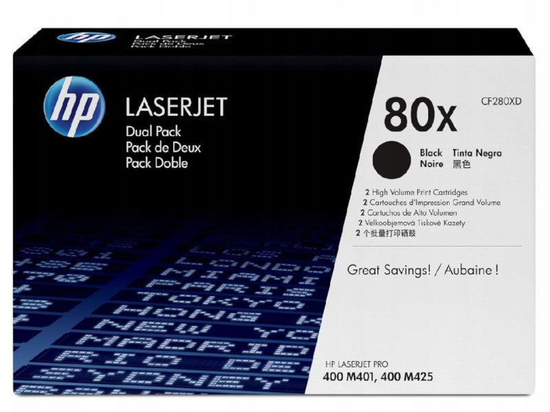Original Toner Cartridge HP 80X CF280X BLACK (BLACK)