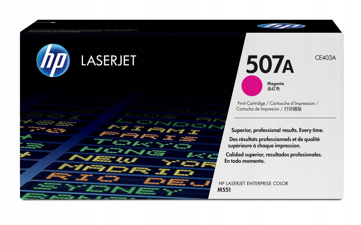 Original Toner HP 507A Purple (Magenta) CE403A Model CE403A