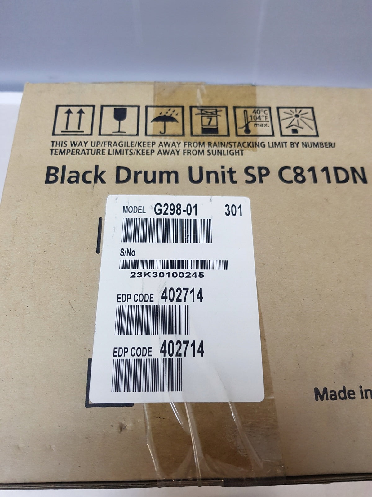 Original drum Ricoh SPC811 (402714) (Black) Manufacturer Ricoh
