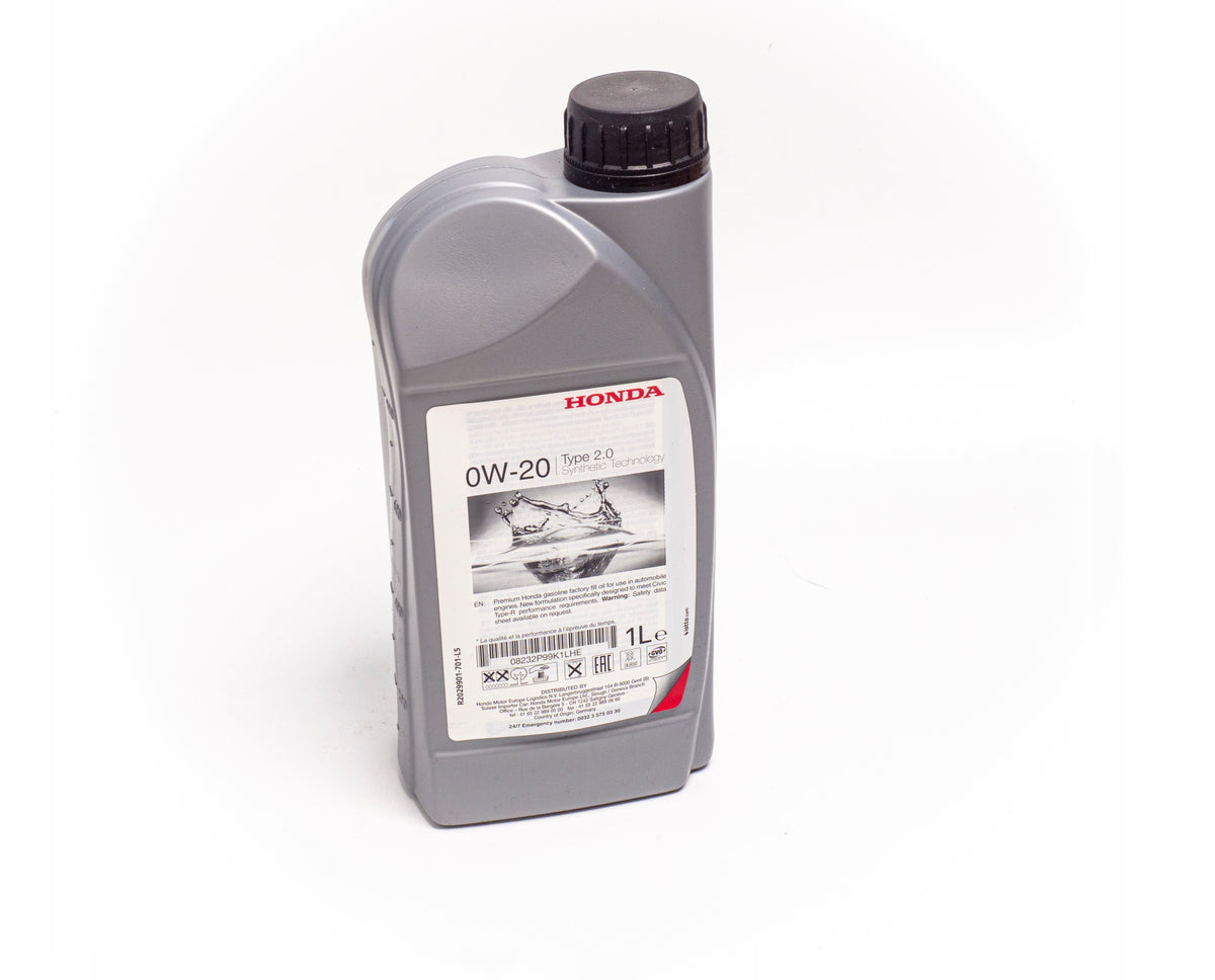 Original engine oil HONDA 0W20 type 2.0 1l Manufacturer code 08232P99K1LHE
