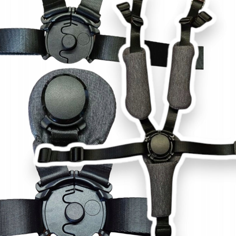 Original harness for stroller Roan Ivi 2.0, magnetic buckle